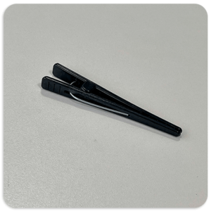 CLIPS  PLASTICO PRETO C/12