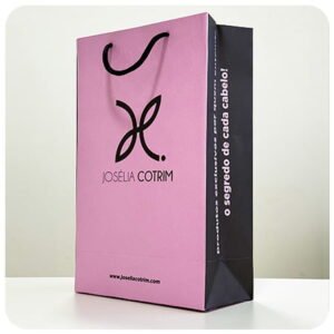 SACOLA PERSONALIZADA ROSA JC